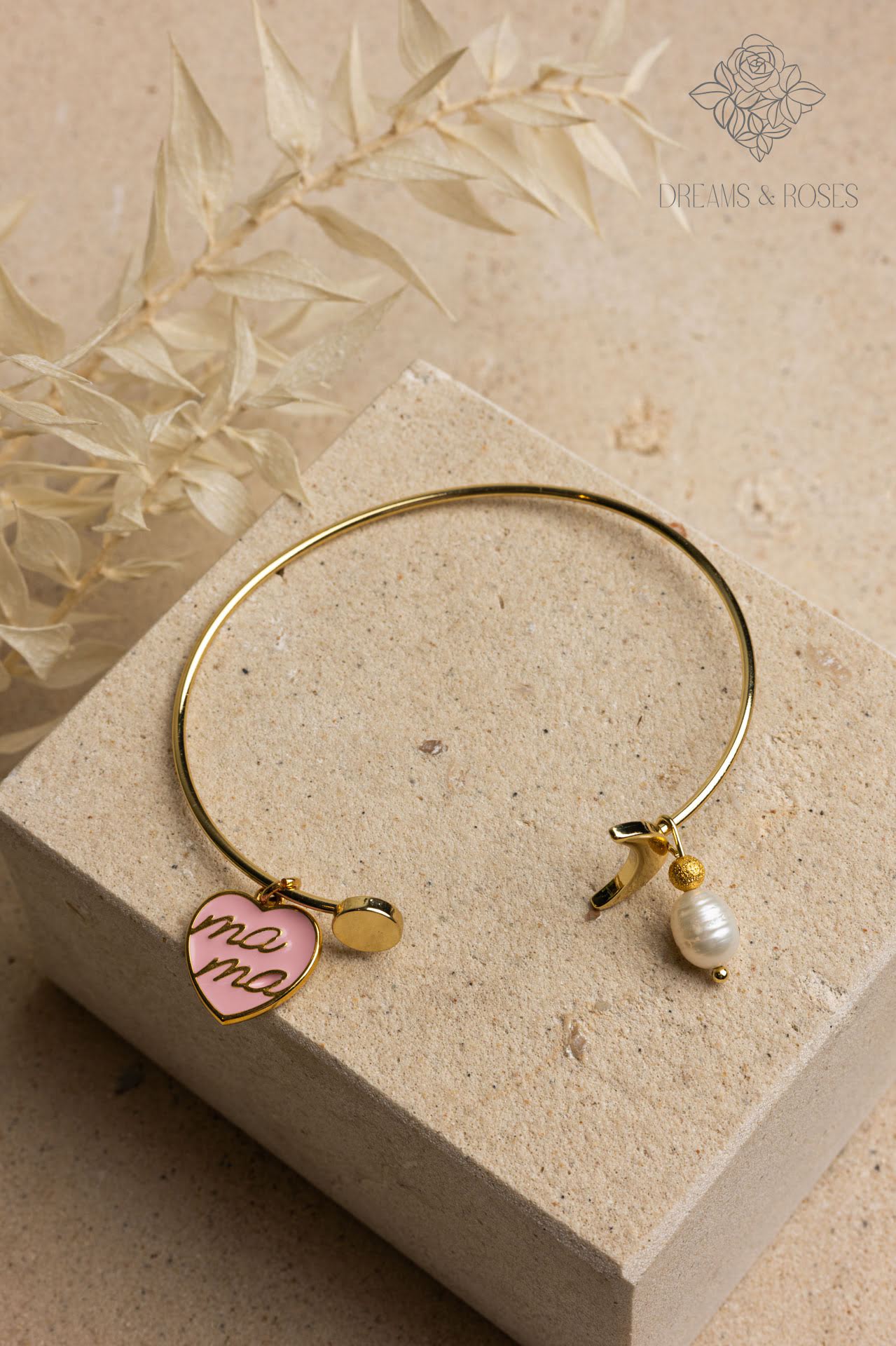 Bracelet gold μαμά E3