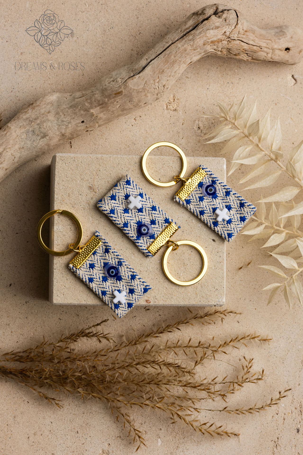 Μαρτυρικό μπρελόκ A7 με στοιχείο μάτι 50τμχ