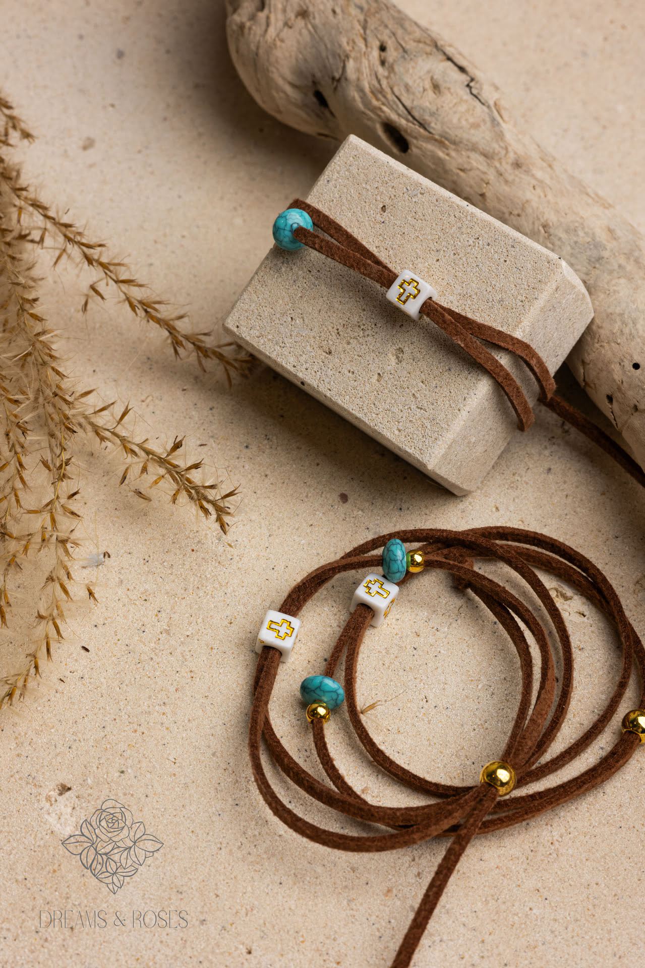 Μαρτυρικό βραχιόλι A10 με κυβικό στοιχείο σταυρό 50τμχ