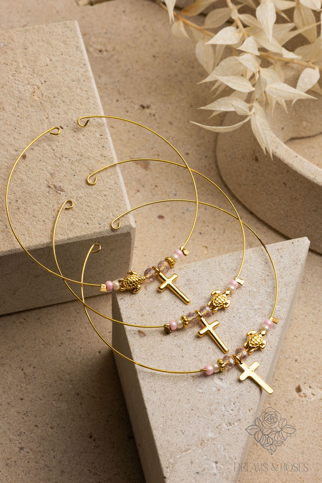 Μαρτυρικό memorie K10 με επίχρυσο σταυρό 24Κ 50τμχ