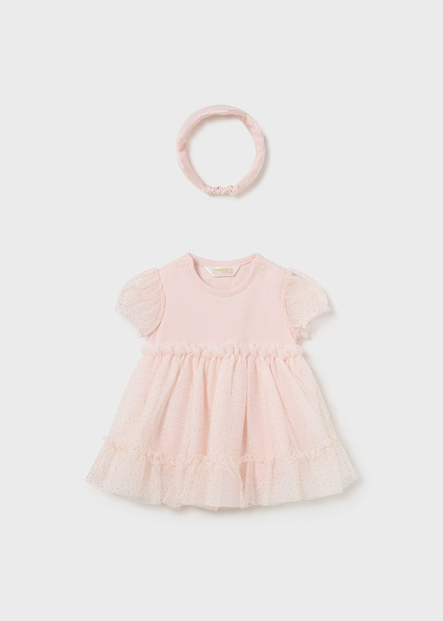 Shirt and vest set (SS24) 1629 pink 3pcs