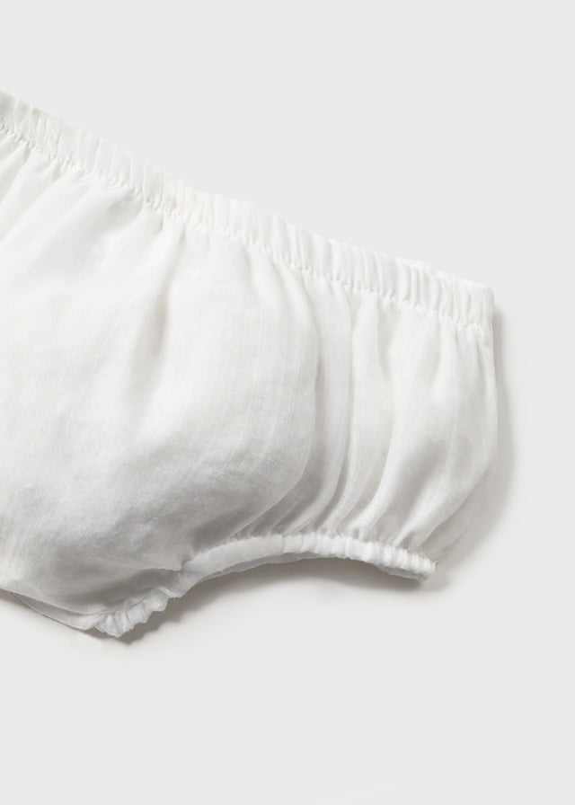 Φόρεμα αμπιγέ σετ (SS24) 1821 λευκό 2τμχ