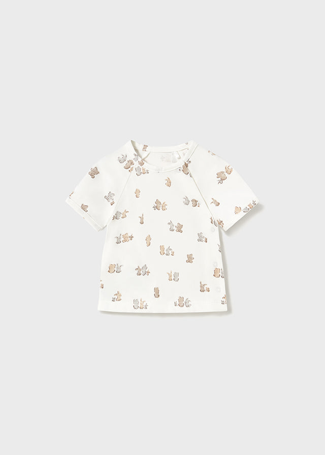Set Langarmshirt mit Fliege (SS24) 1196 elfenbein 2tlg