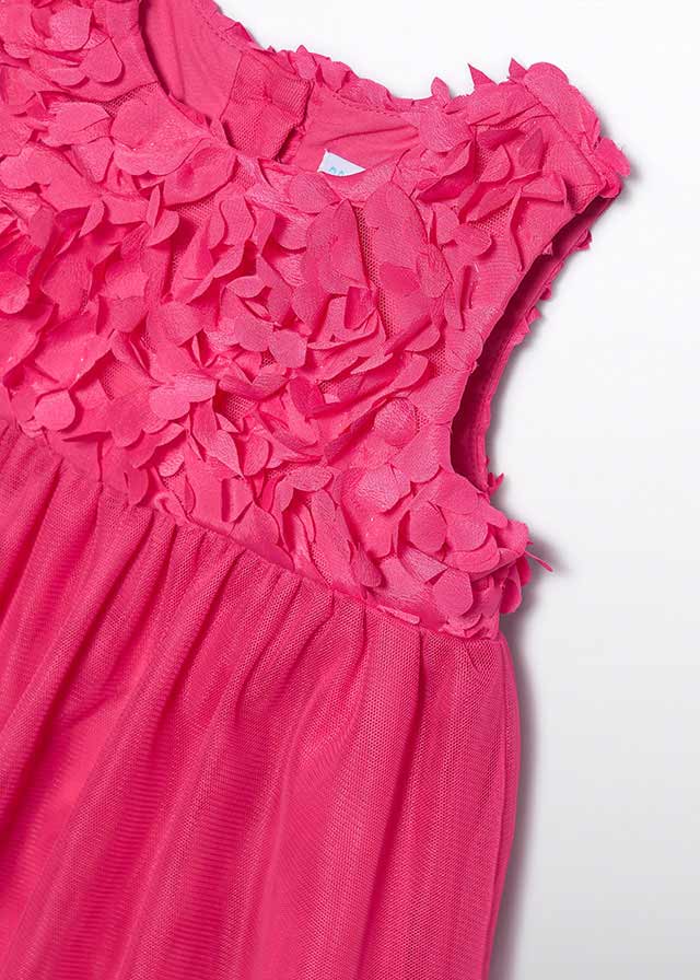 Φόρεμα λουλούδια 3d (SS26) 5021 φούξια