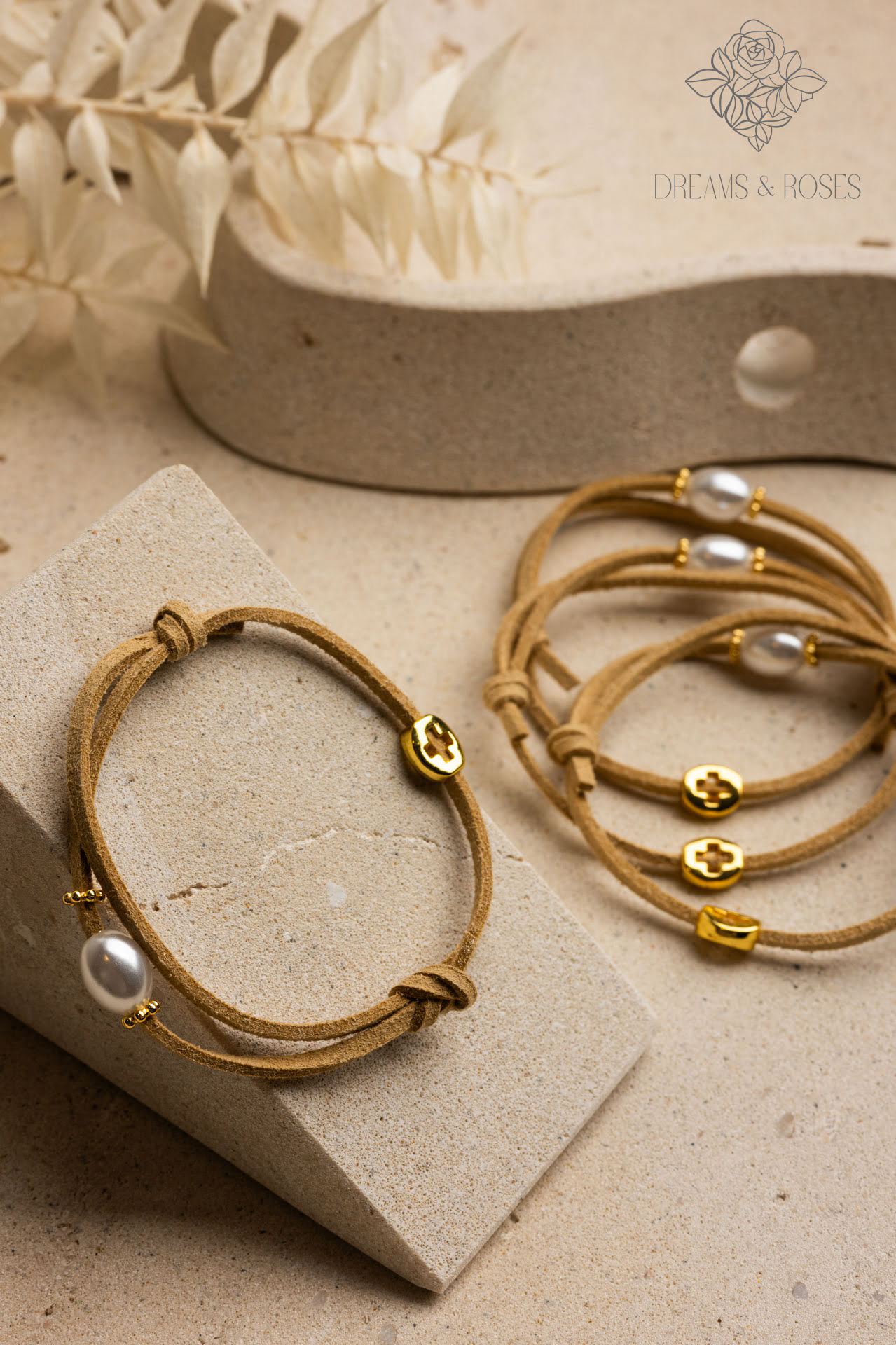 Μαρτυρικό βραχιόλι K28 επιχρυσομένο σταυρό 24Κ 50τμχ