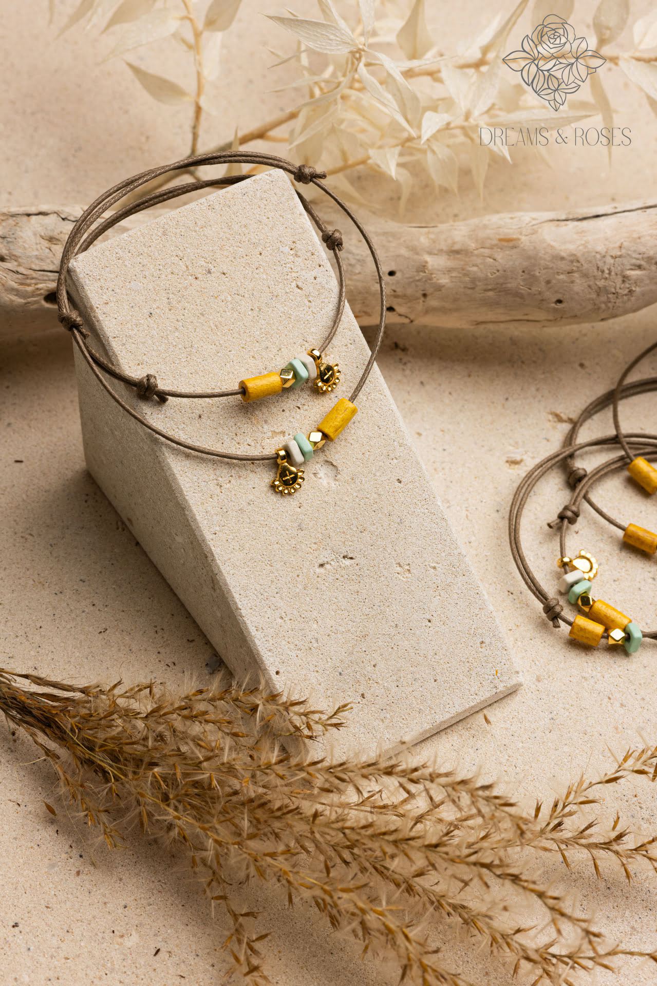 Μαρτυρικό βραχίολι A29 με επίχρυσο σταυρό 24Κ 50τμχ