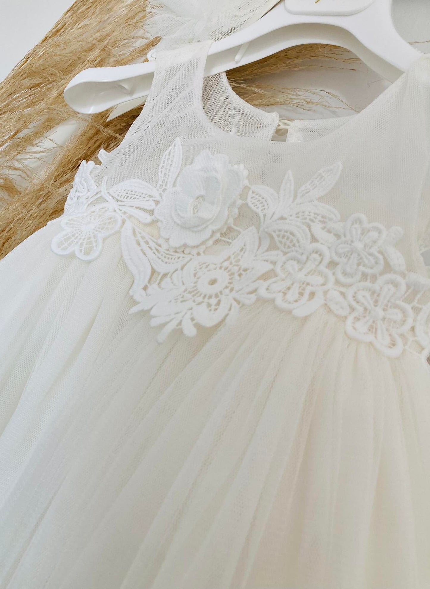 Christening dress DS23400 off-white