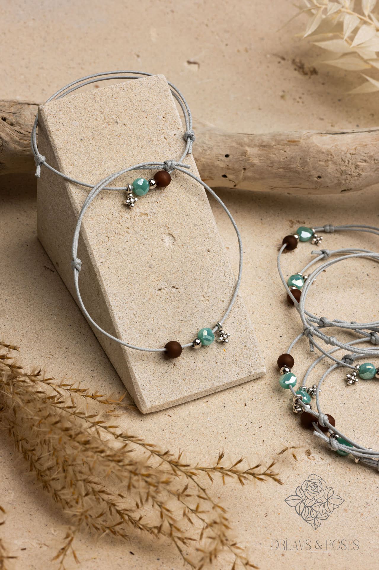 Μαρτυρικό βραχιόλι A43 με σταυρό επάργυρο 50τμχ