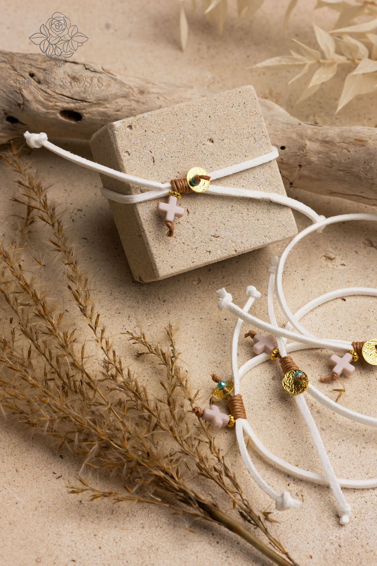 Μαρτυρικό βραχιόλι A50 με στοιχείο φλουρί 50τμχ