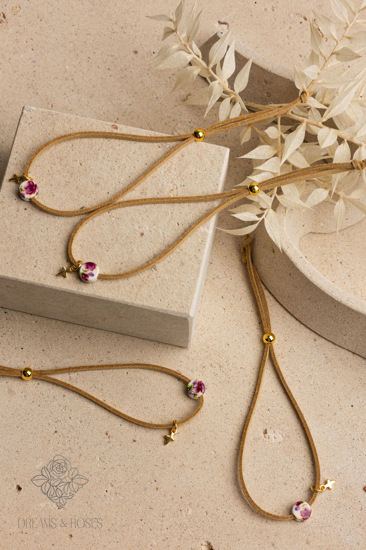 Μαρτυρικό βραχιόλι K55 με επίχρυσο σταυρό 24Κ 50τμχ