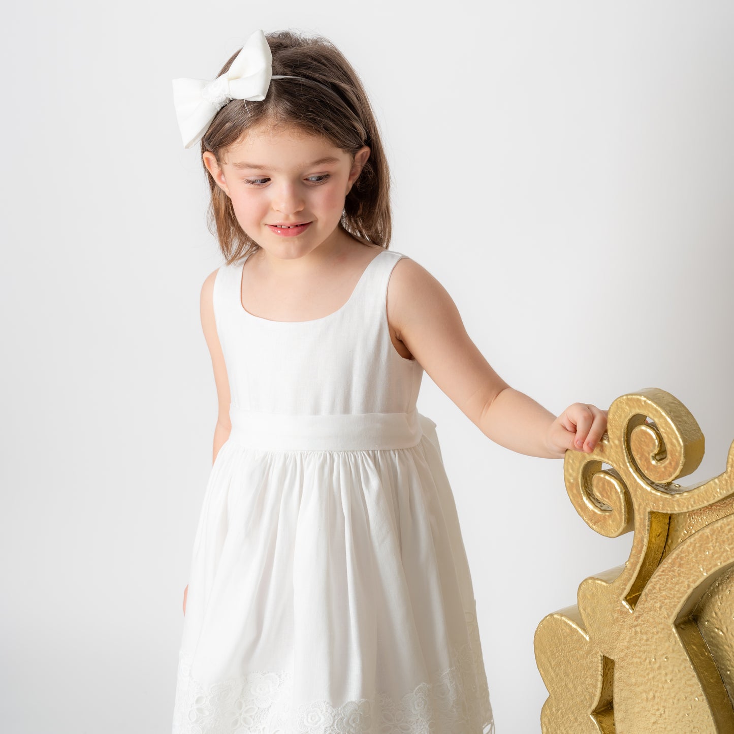 Christening dress DS24002 off-white