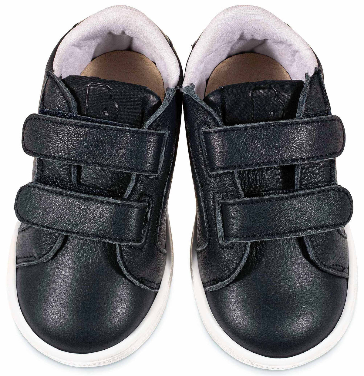 Babywalker Monochrome Sneakers with Double Buckle BW4256 Blue