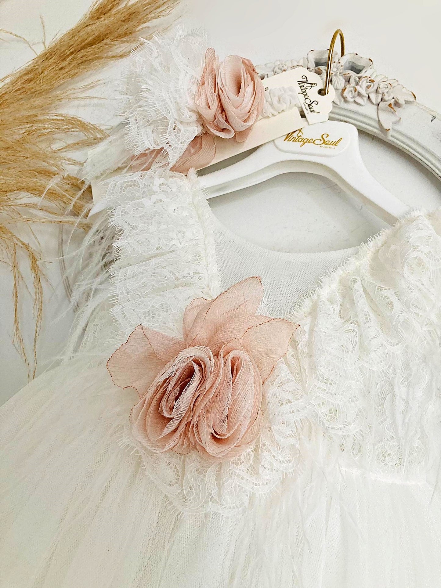 Christening dress DS24005 off-white