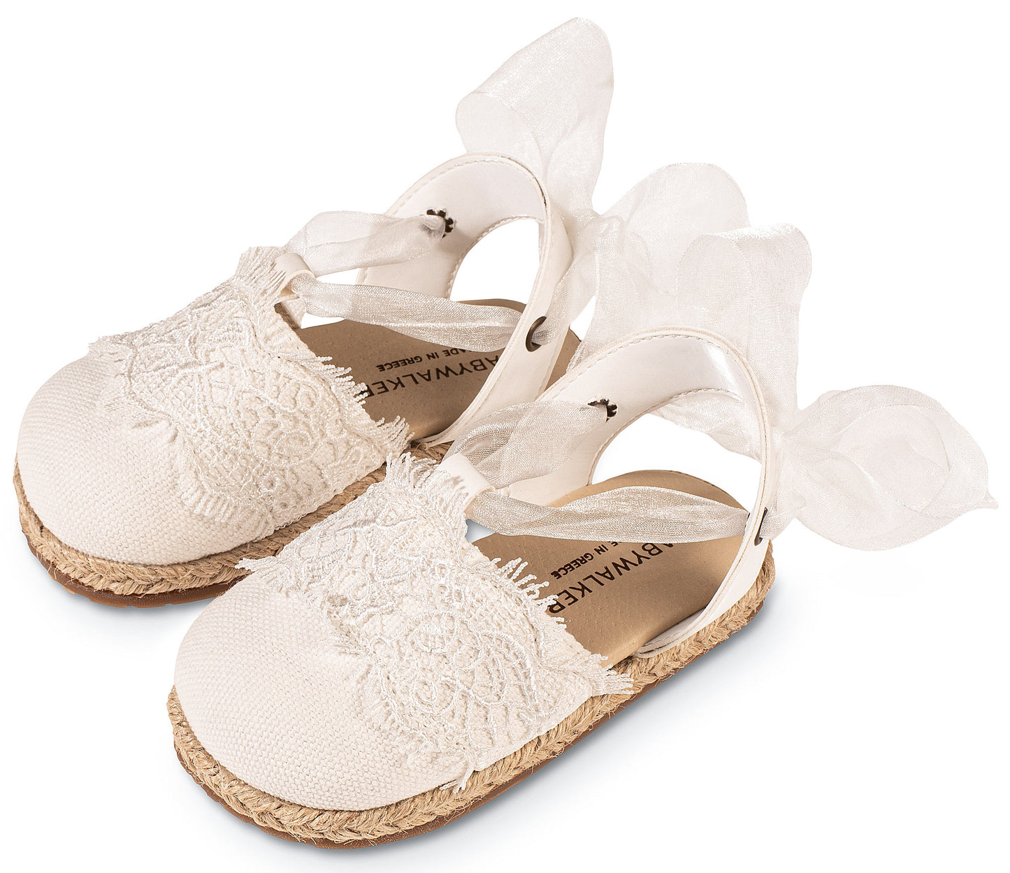 Babywalker Υφασμάτινη Εσπαντρίγια EXC5858 Λευκό