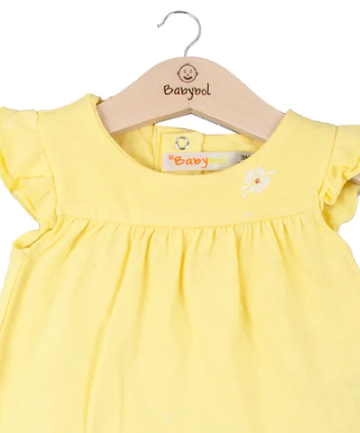 Dress shorts ribbon set 131023 yellow-blue 3pcs