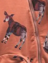 Ολόσωμη φόρμα με φερμουάρ κεραμιδί