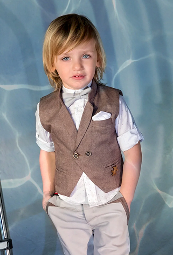 Bαπτιστικό σετ SS21B1 κεραμιδί γκρι 7τμχ