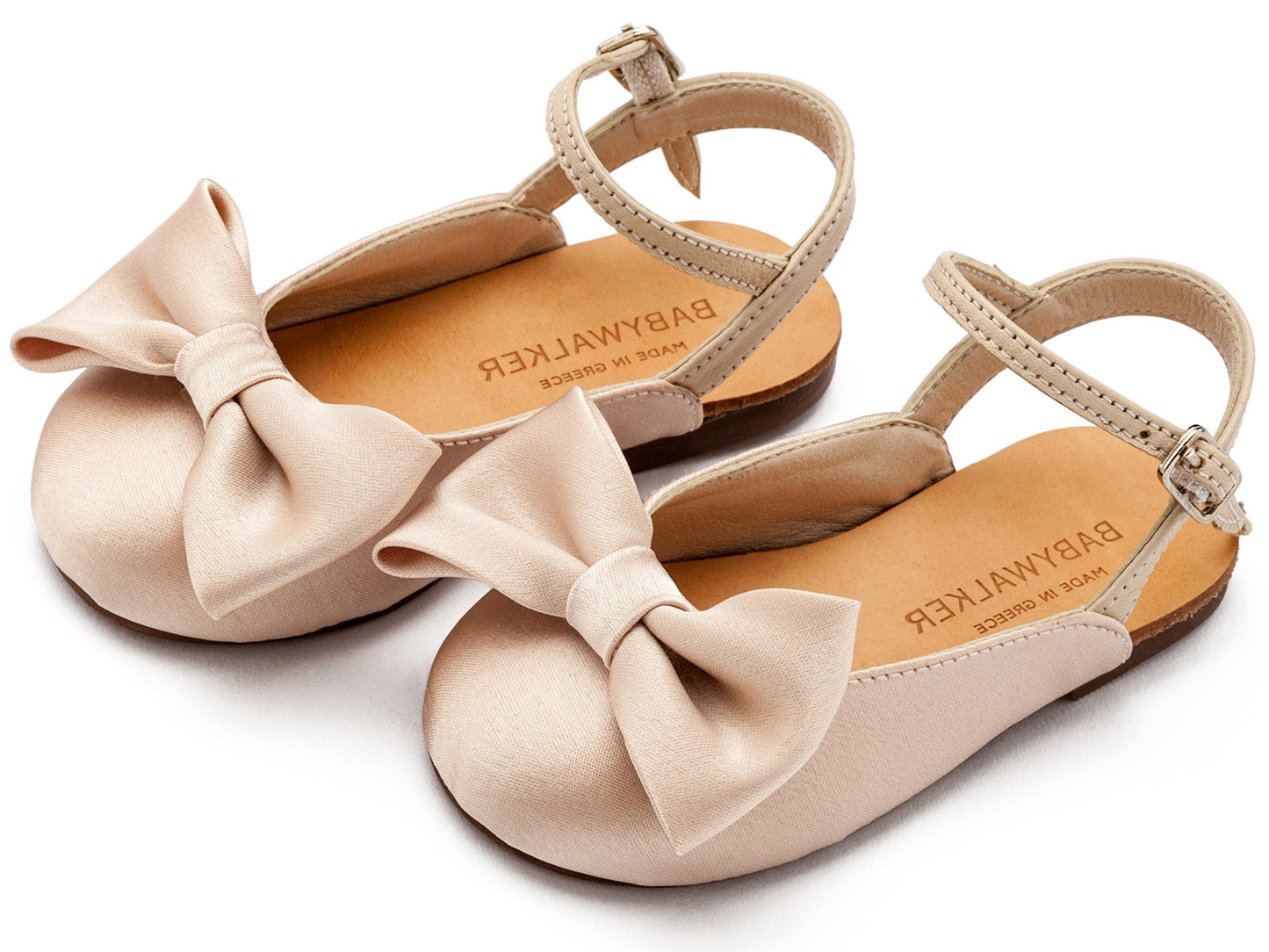 Babywalker Γαλλικό Σαμπό με Σατέν Φιόγκο BW4855 Μπεζ - Artousa