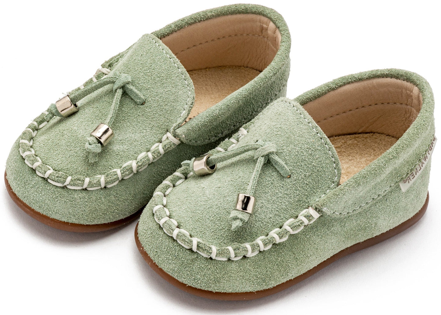 Babywalker Καστόρινο Δετό Loafer PRI2121 Μέντα - Artousa