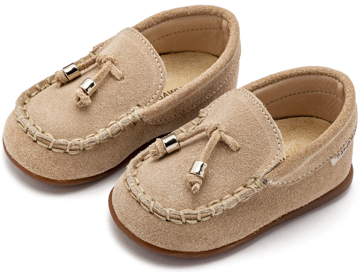 Babywalker Καστόρινο Δετό Loafer PRI2121 Μπεζ - Artousa