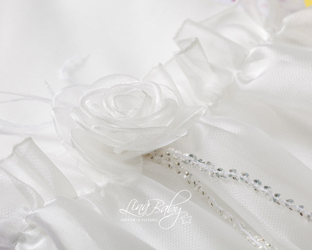 Βαπτιστικό Λαδόπανο σετ Valeria 1568 Εκρού 6τμχ - Artousa