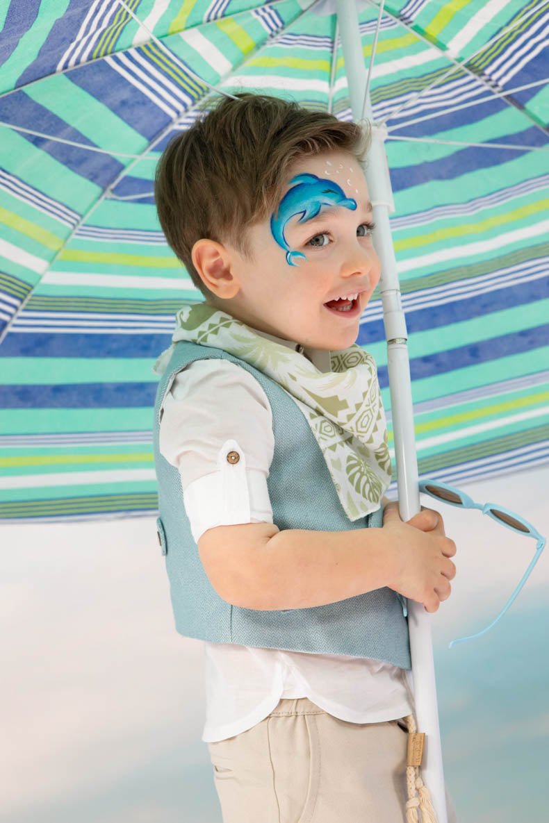 Βαπτιστικό σετ Arthouros 1704 (SS25) μπεζ 5τμχ - Artousa