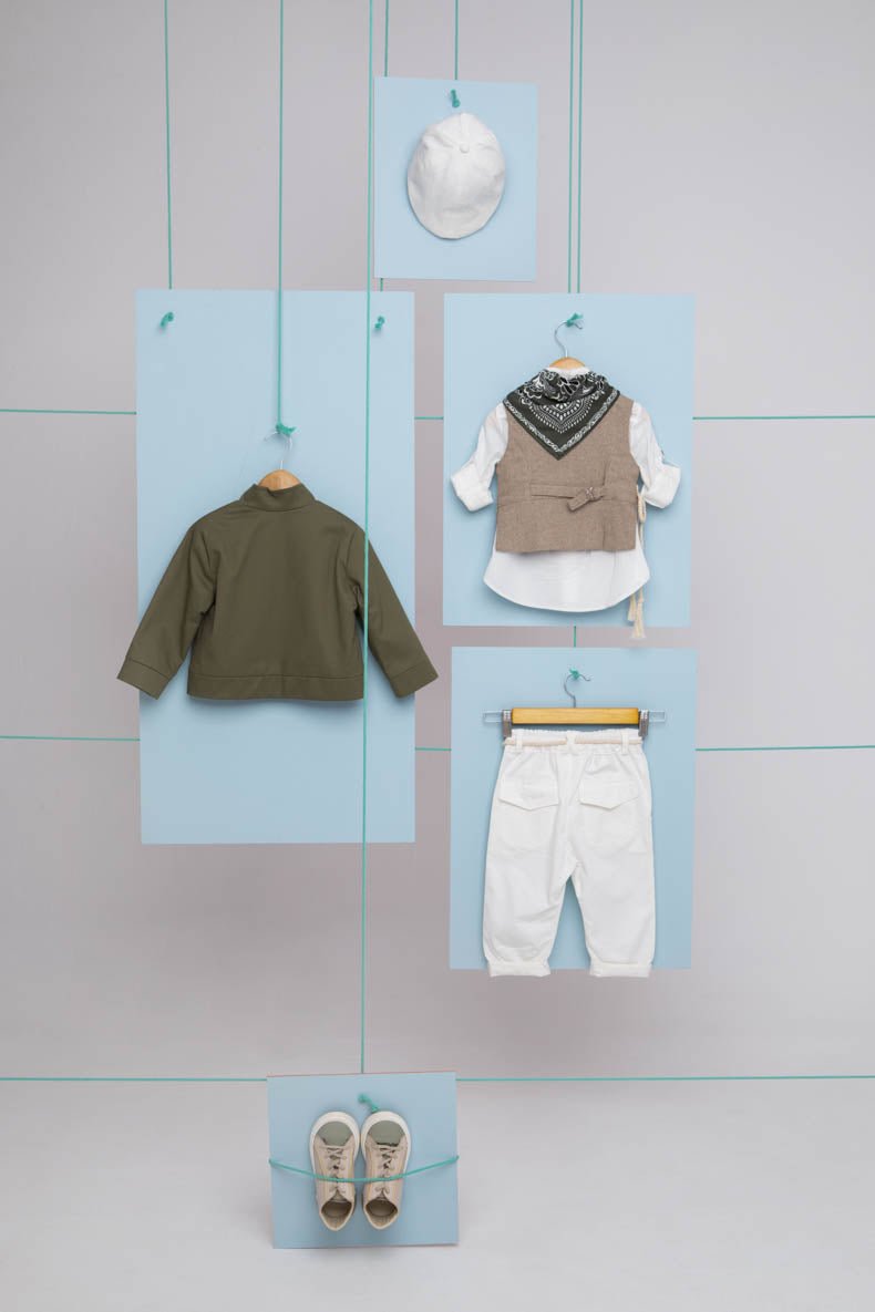 Βαπτιστικό σετ Grigoris 1714 (SS25) εκρού 5τμχ - Artousa