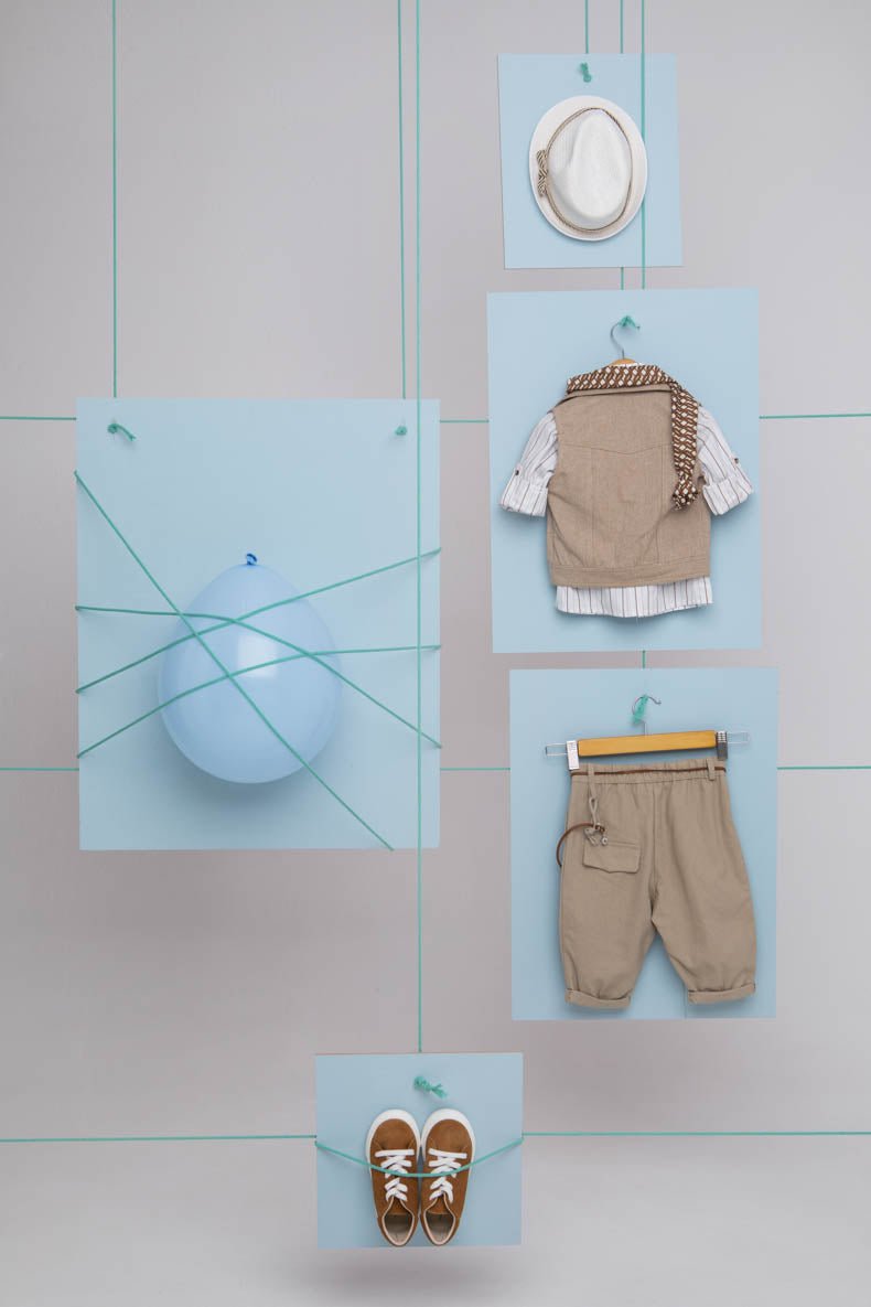 Βαπτιστικό σετ Valerios 1709 (SS25) μπεζ 6τμχ - Artousa