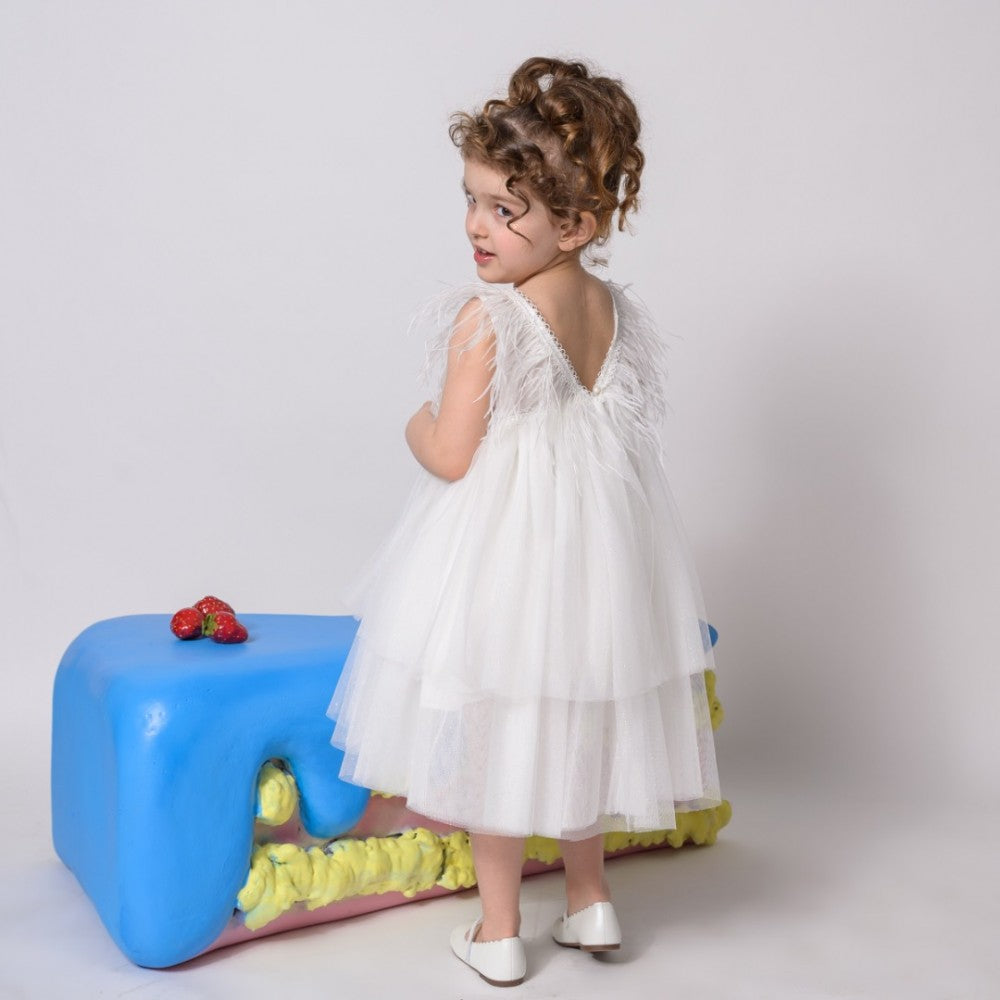 Christening dress DS22301 off-white