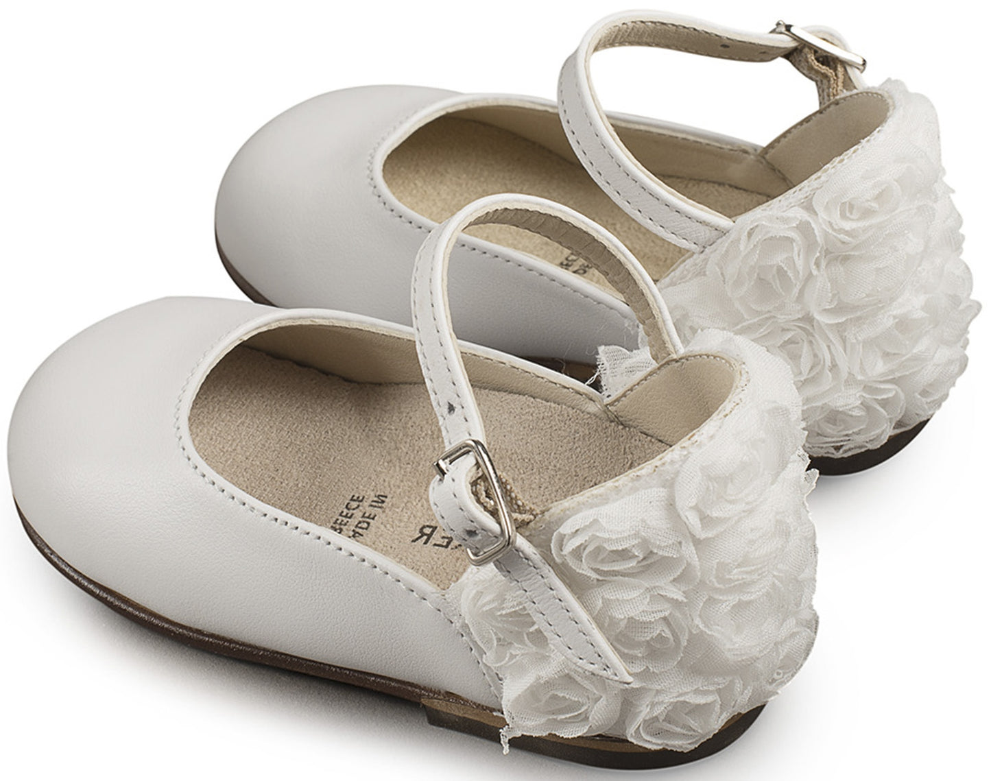 Babywalker Γαλλικό Γοβάκι με Διακοσμημένη Φτέρνα απο Λουλούδια BW4503