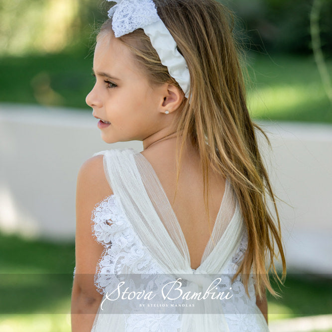 Βαπτιστικό σετ SS23G7 λευκό 2τμχ