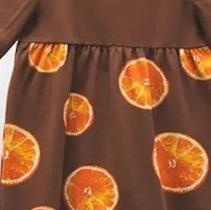 Set of 2-piece jumpsuit with brown ribbon