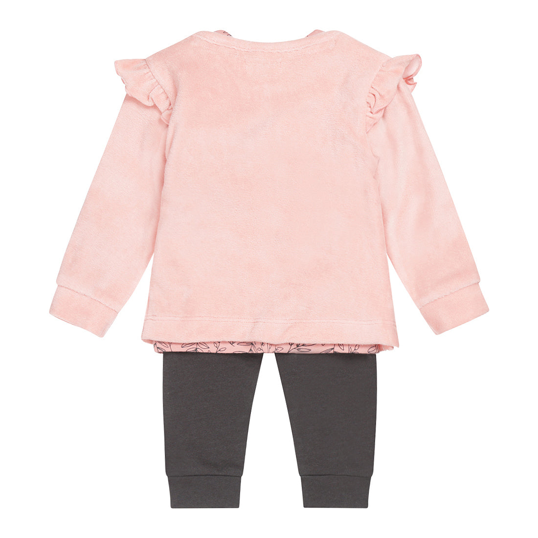 Set Hose - Bluse mit Strickjacke rosa 3St U44465-31