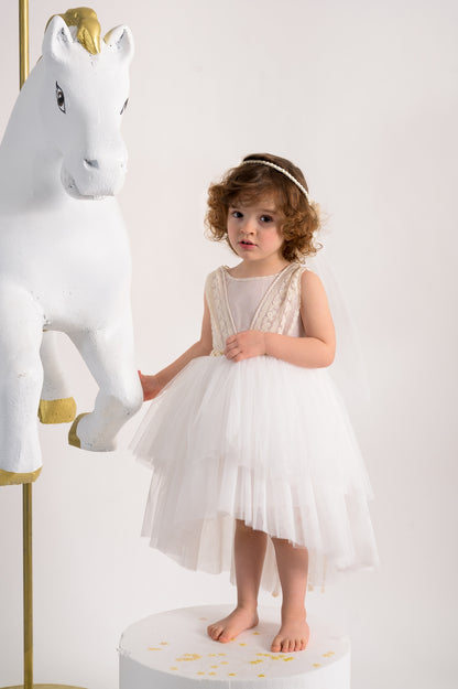 Christening dress DS22101 off-white