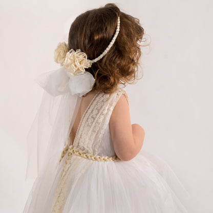 Christening dress DS22101 off-white