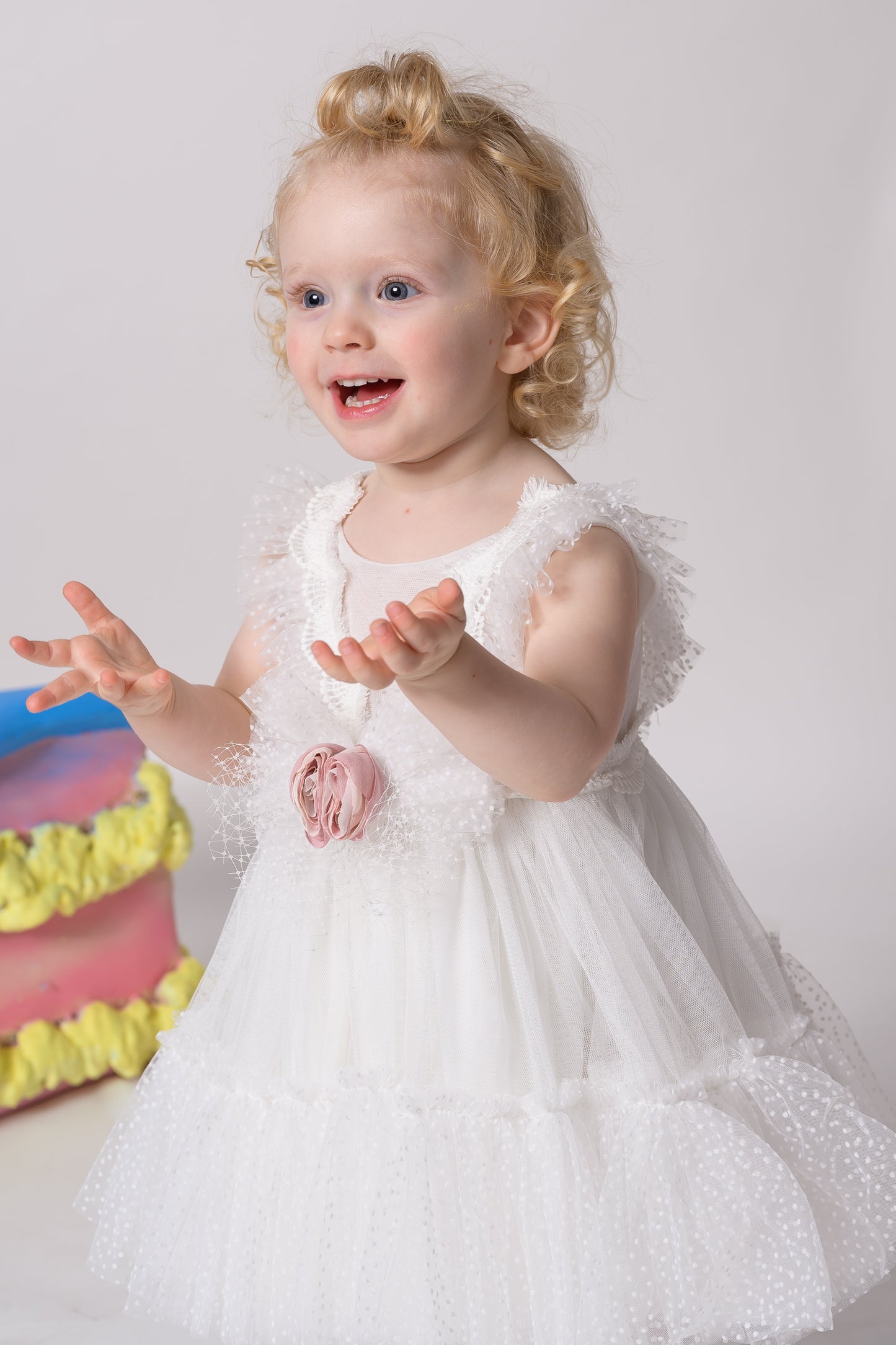 Christening dress DS23500 off-white 