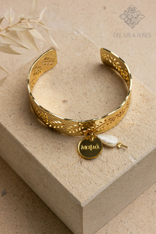 Bracelet gold μαμά E7