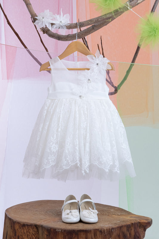 Baptismal set Roxani 1321 (SS24) off-white 2pc