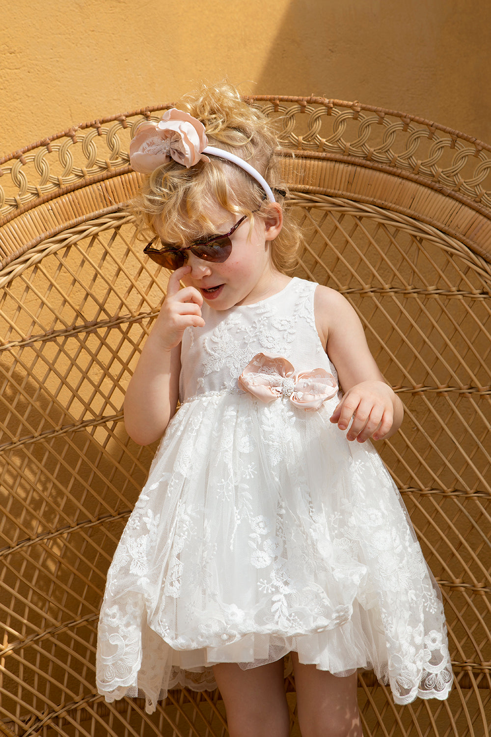 Baptismal set Eirini 1322 (SS24) off-white 2pcs