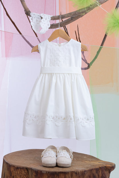 Baptismal set Fani 1332 (SS24) off-white 2pcs