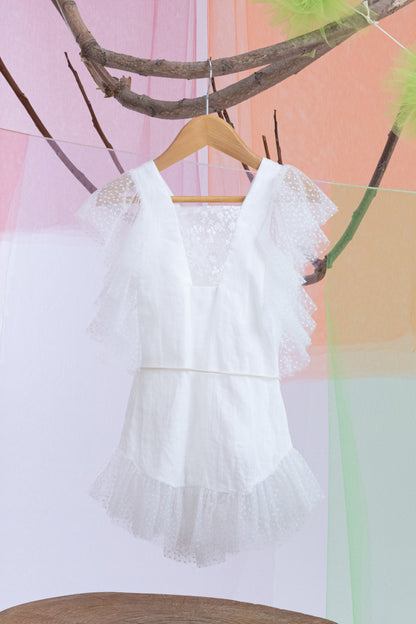 Baptismal set Xaroula 1347 (SS24) off-white 2pcs