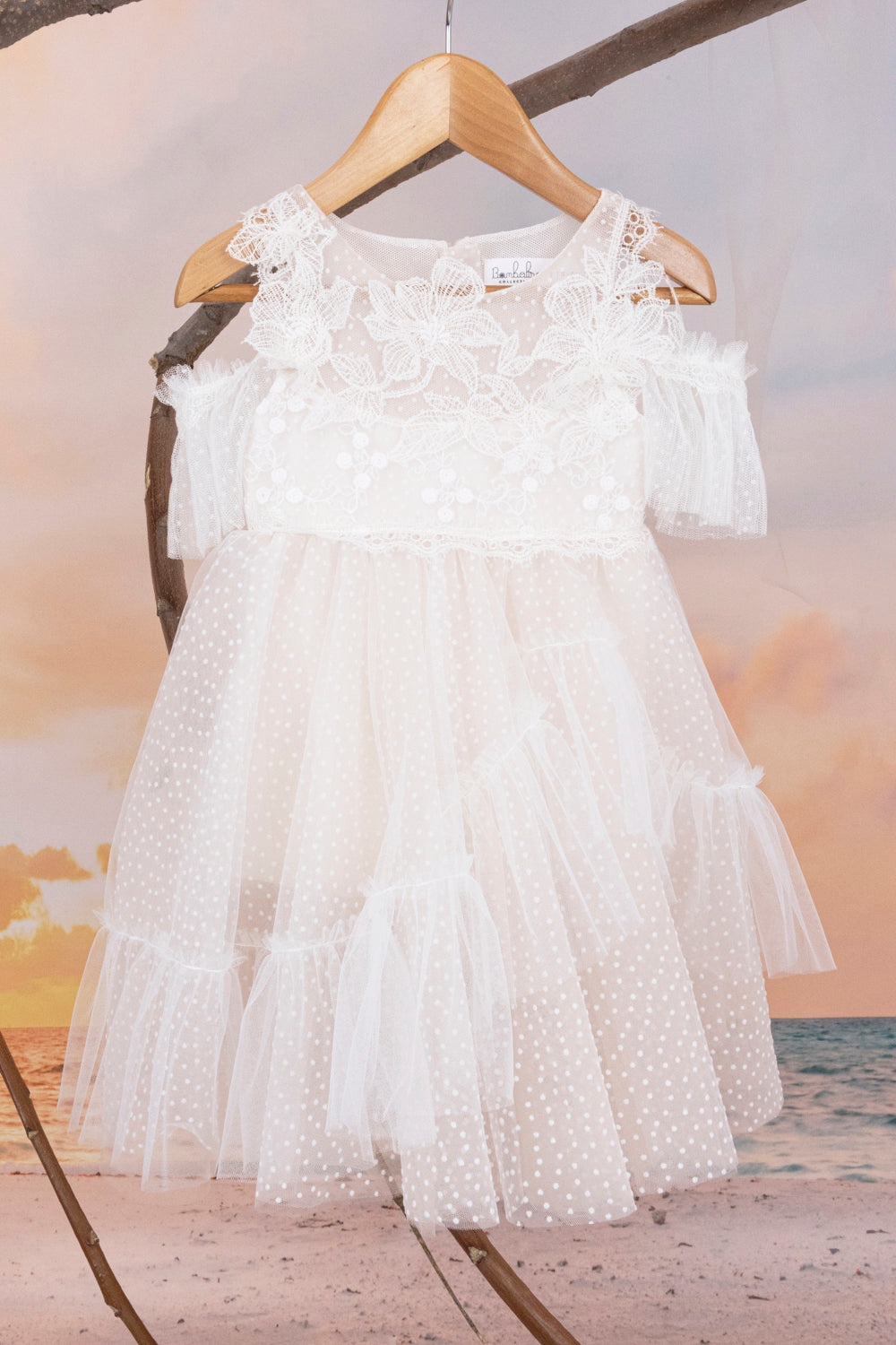 Baptismal set Zoitsa 1358 (SS24) off-white 2pc