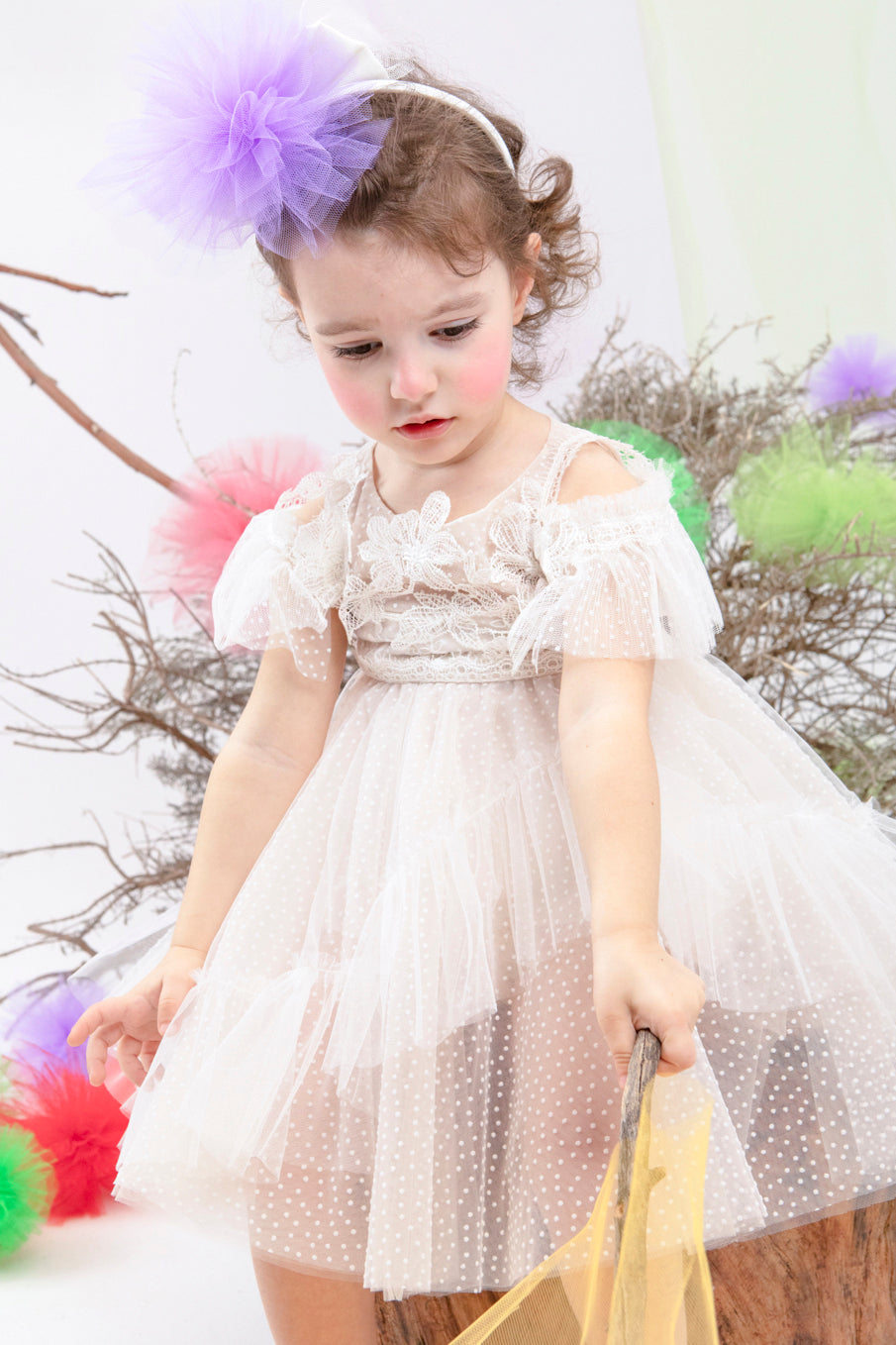 Baptismal set Zoitsa 1358 (SS24) off-white 2pc