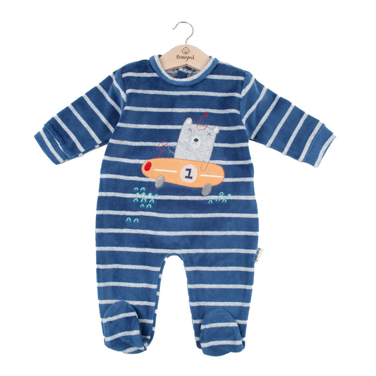 Baby bodysuit 230049 blue