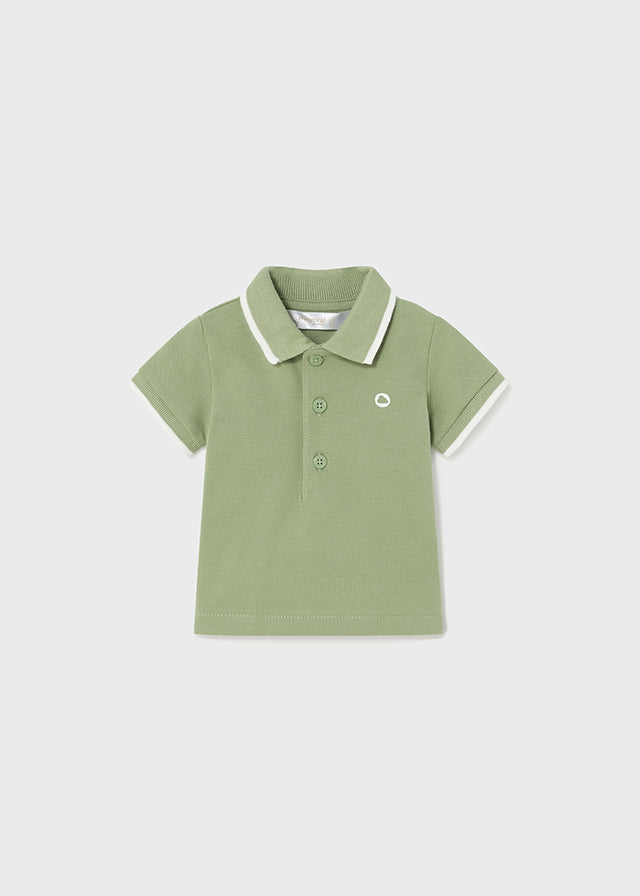 Basic-Kurzarm-Poloshirt (SS24) 190 grün