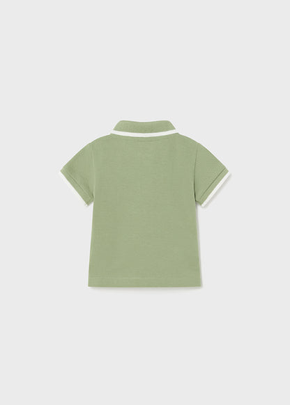 Basic-Kurzarm-Poloshirt (SS24) 190 grün