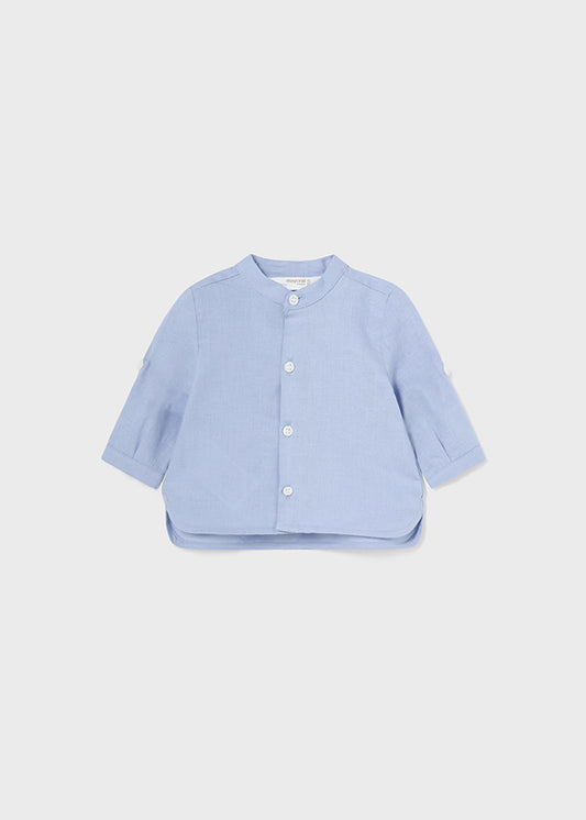 Shirt long sleeve collar mao (SS24) 1195 light blue