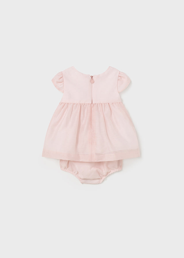 Φόρεμα αμπιγέ σετ (SS24) 1822 ροζ 2τμχ