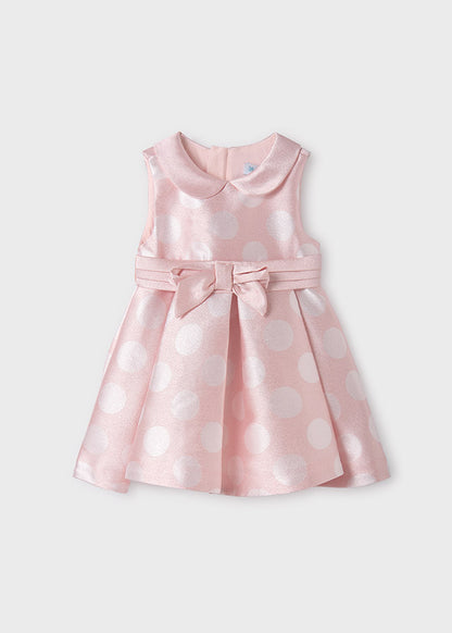 Polka Dot Jacquard-Kleid (SS24) 5007 Pink