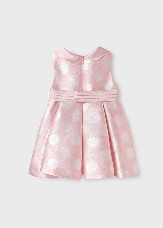 Polka Dot Jacquard-Kleid (SS24) 5007 Pink